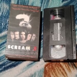 Vintage Scream 3 VHS RARE! Horror Movie Tape Hard To Find